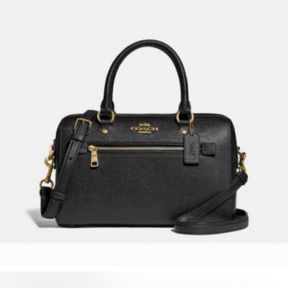 Coach Black Leather Handbag - Picture 8 of 13